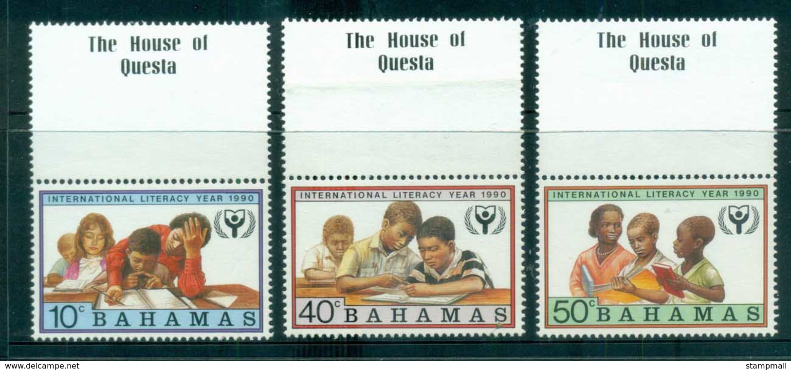 Bahamas 1990 Intl. Literacy Year MUH Lot81059 - Bahamas (1973-...)