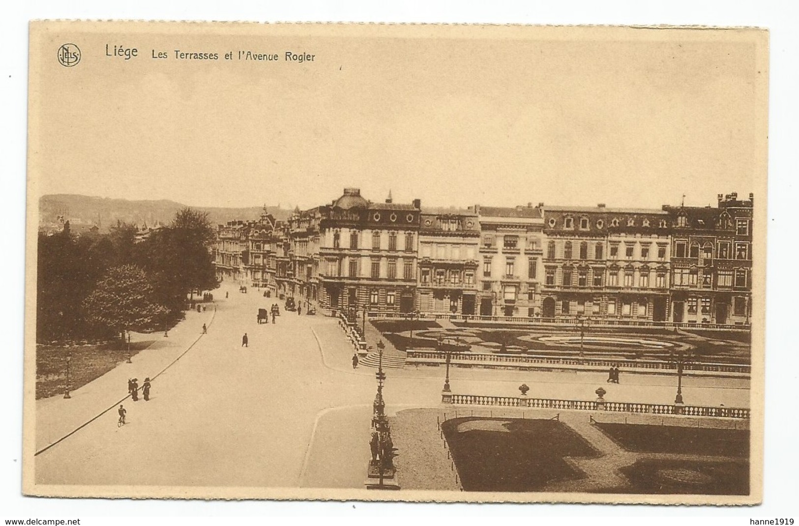 Liège Les Terrasses Et L' Avenue Rogier - Luik