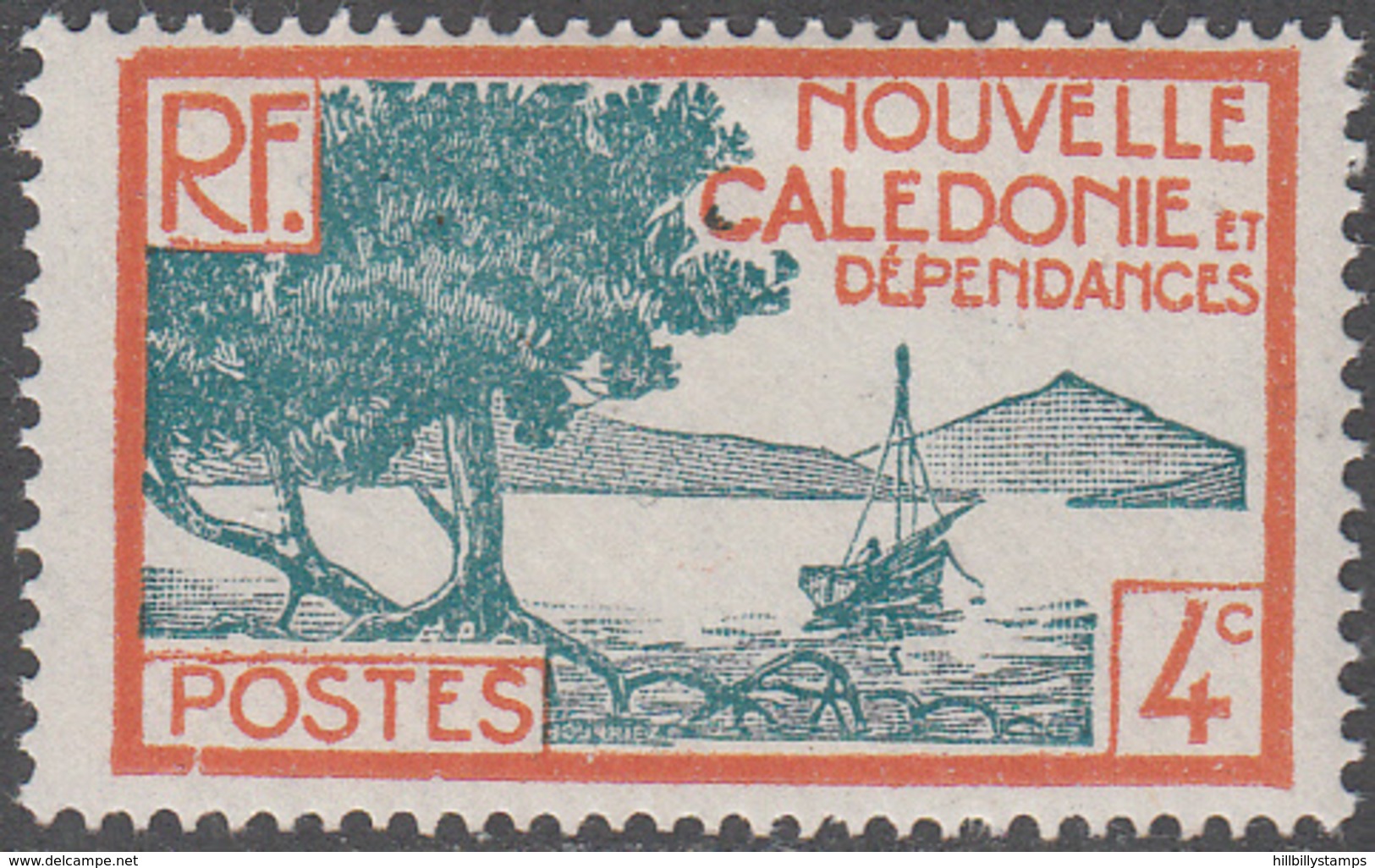 NEW CALEDONIA      SCOTT NO.  138       MINT HINGED     YEAR  1928 - Neufs