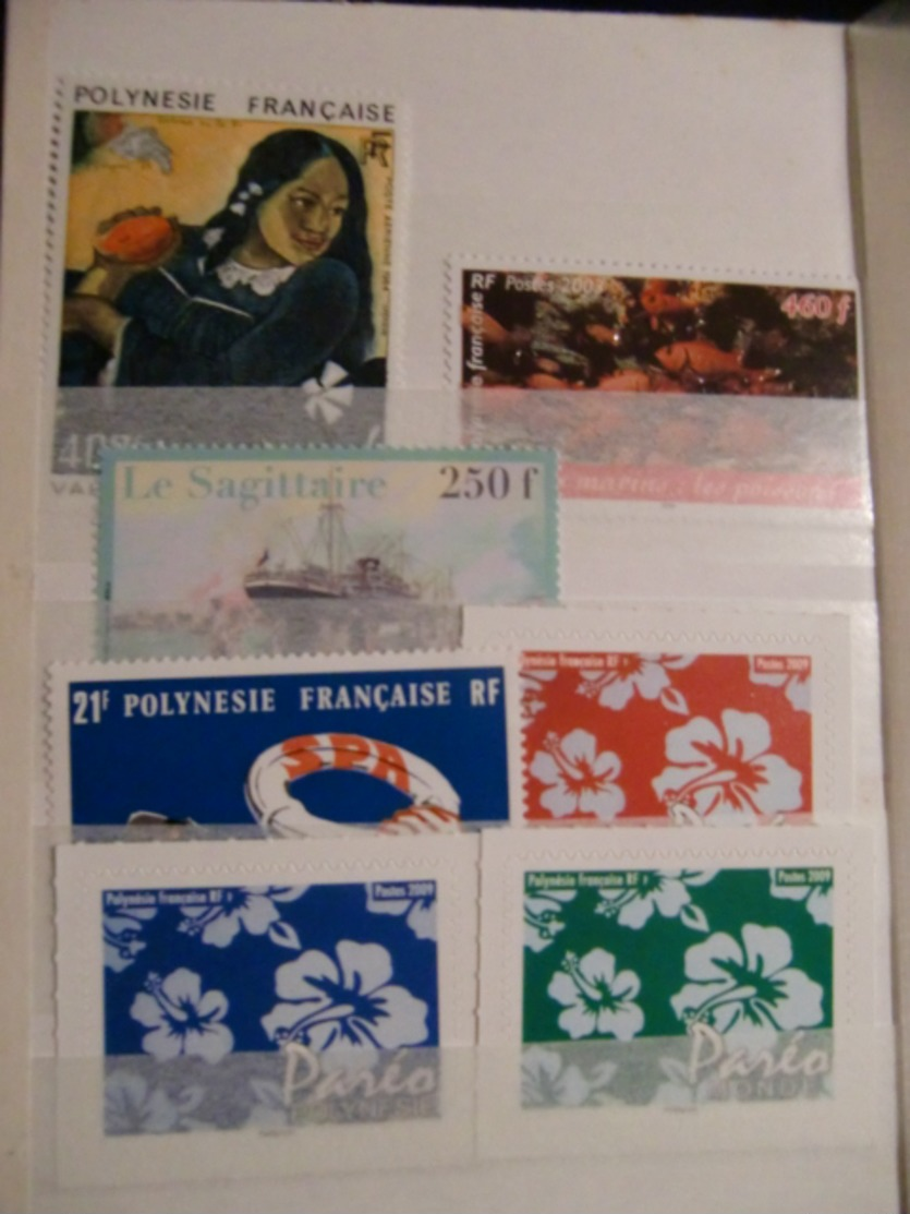 POLYNESIE CARNET BLOCS  TIMBRES POSTE ET POSTE AERIENNE NEUFS - Collections, Lots & Series