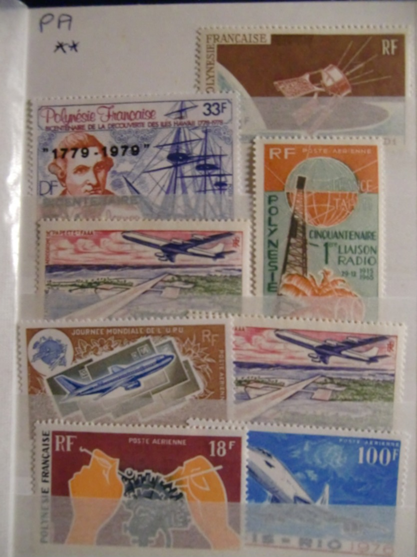 POLYNESIE CARNET BLOCS  TIMBRES POSTE ET POSTE AERIENNE NEUFS