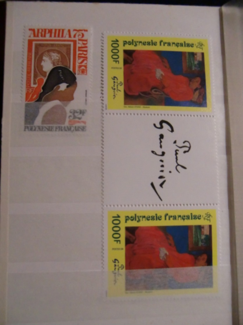 POLYNESIE CARNET BLOCS  TIMBRES POSTE ET POSTE AERIENNE NEUFS