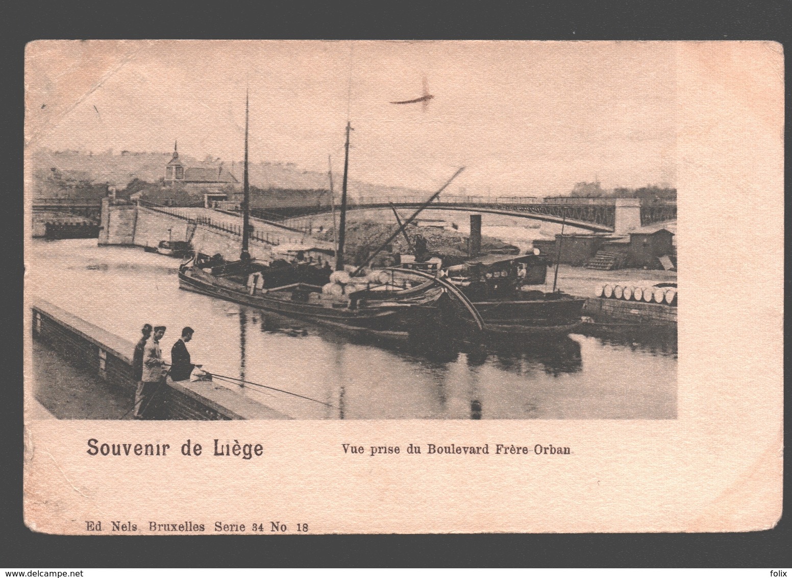 Liège - Souvenir De Liège - Vue Prise Du Boulevard Frère-Orban - Dos Simple - 1900 - Luik