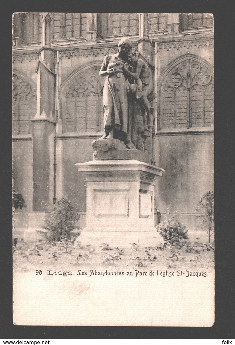 Liège - Les Abandonnées Au Parc De L'église St-Jacques - Dos Simple - Luik