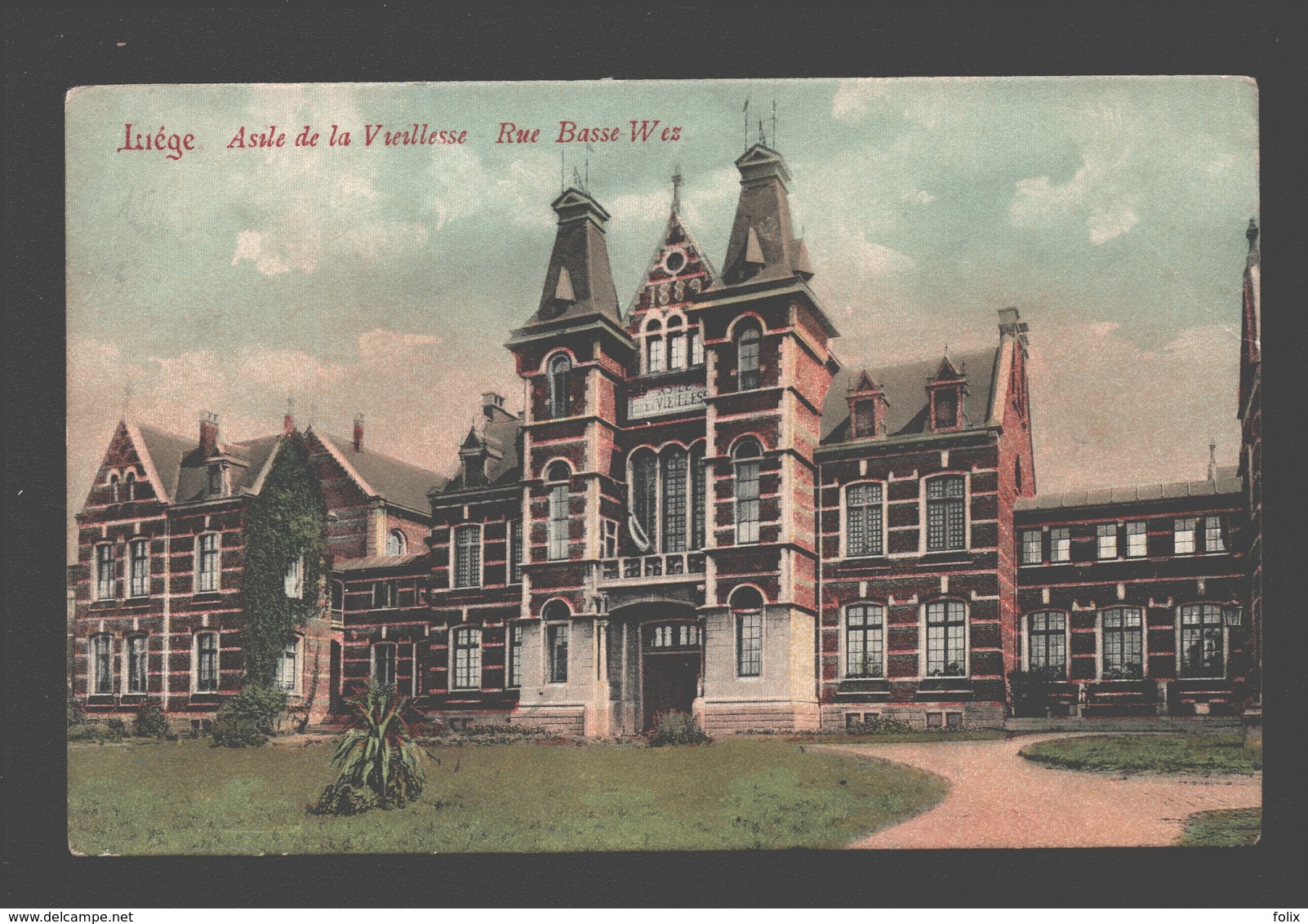 Liège - Asile De La Vieilesse - Rue Basse-Wez - 1910 - Luik