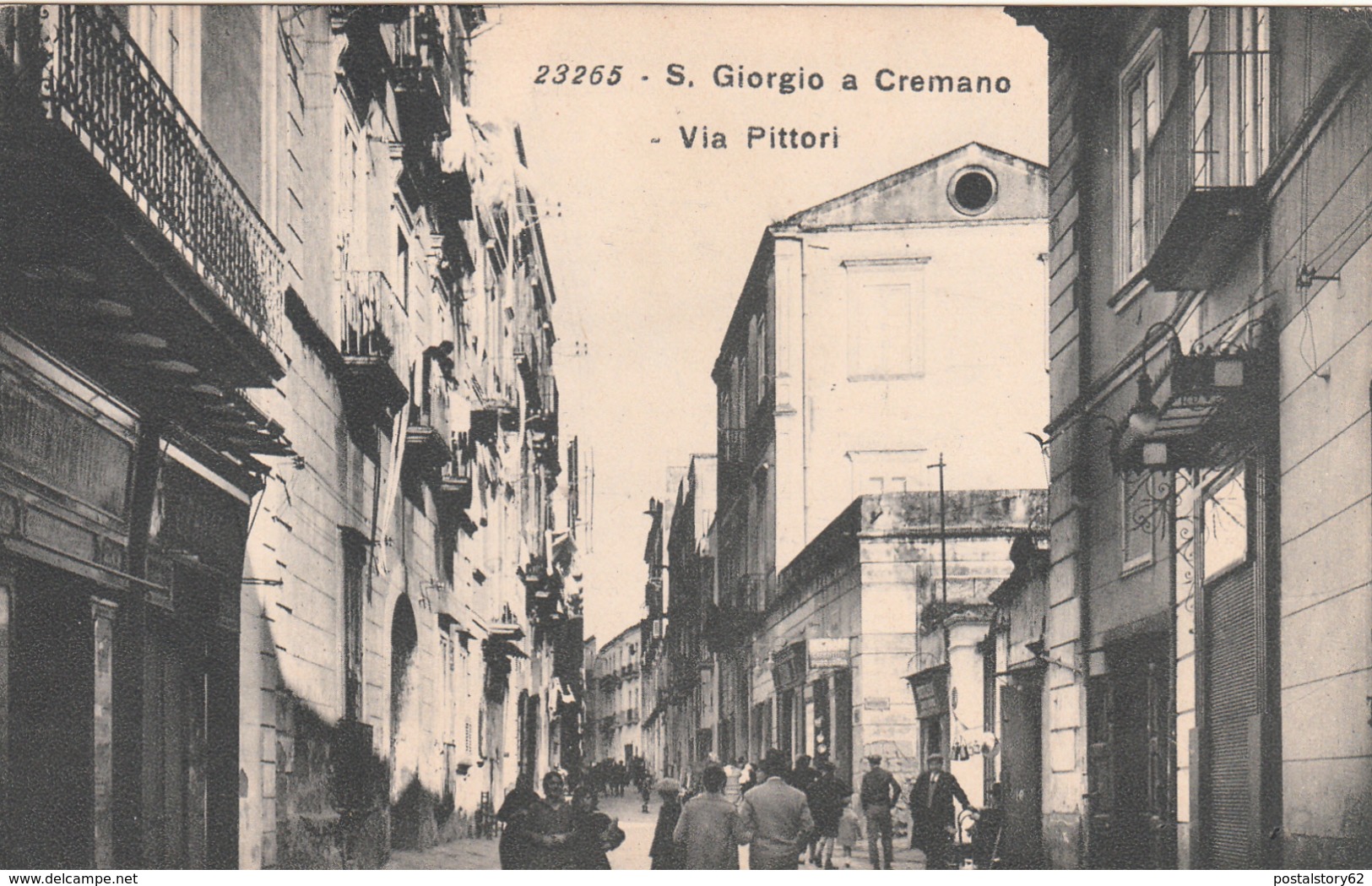 San Giorgio A Cremano, Via Pittori. Cartolina Postale Non Viaggiata Inizio 900 - San Giorgio
