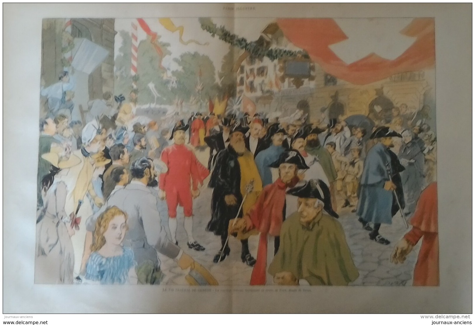 1887 LE TIR FEDERAL DE GENÈVE - PARIS ILLUSTRÉ - Dessins De GODEFROY - DUNKI - Simon DURAND - DESMOULIN - DEROY - 1900 - 1949