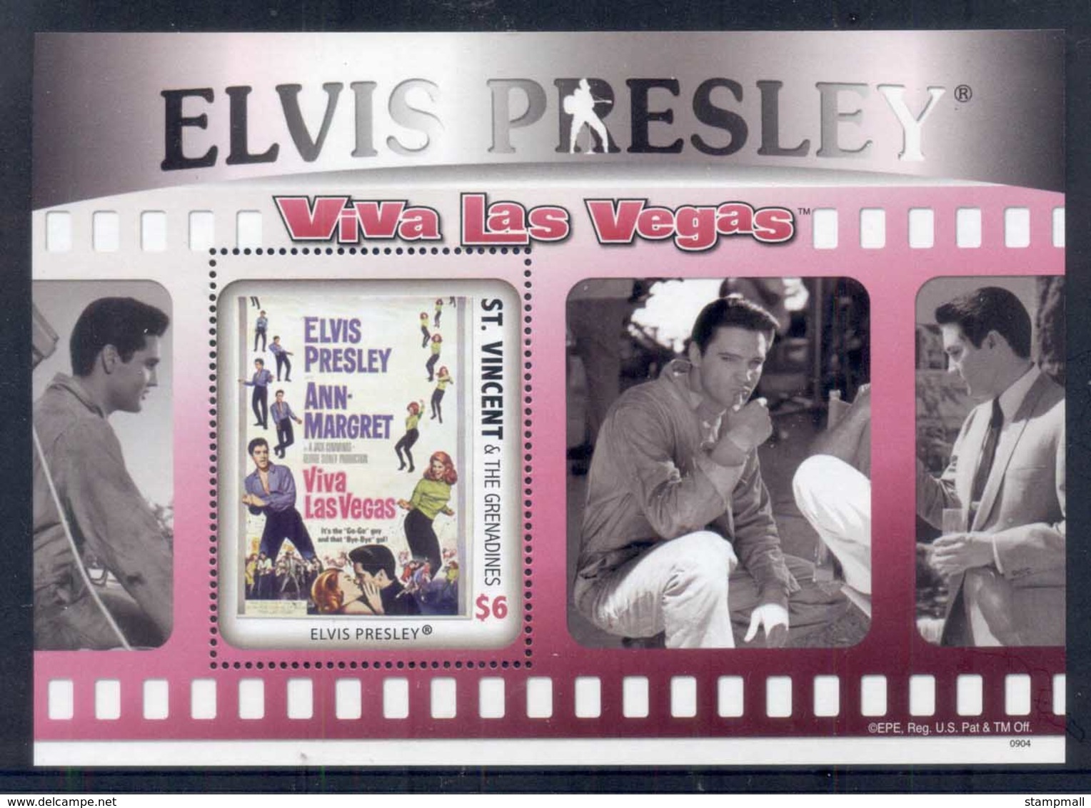 St Vincent 2010 Elvis Presley 75th Birthday, Viva Las Vegas MS MUH - St.Vincent (1979-...)