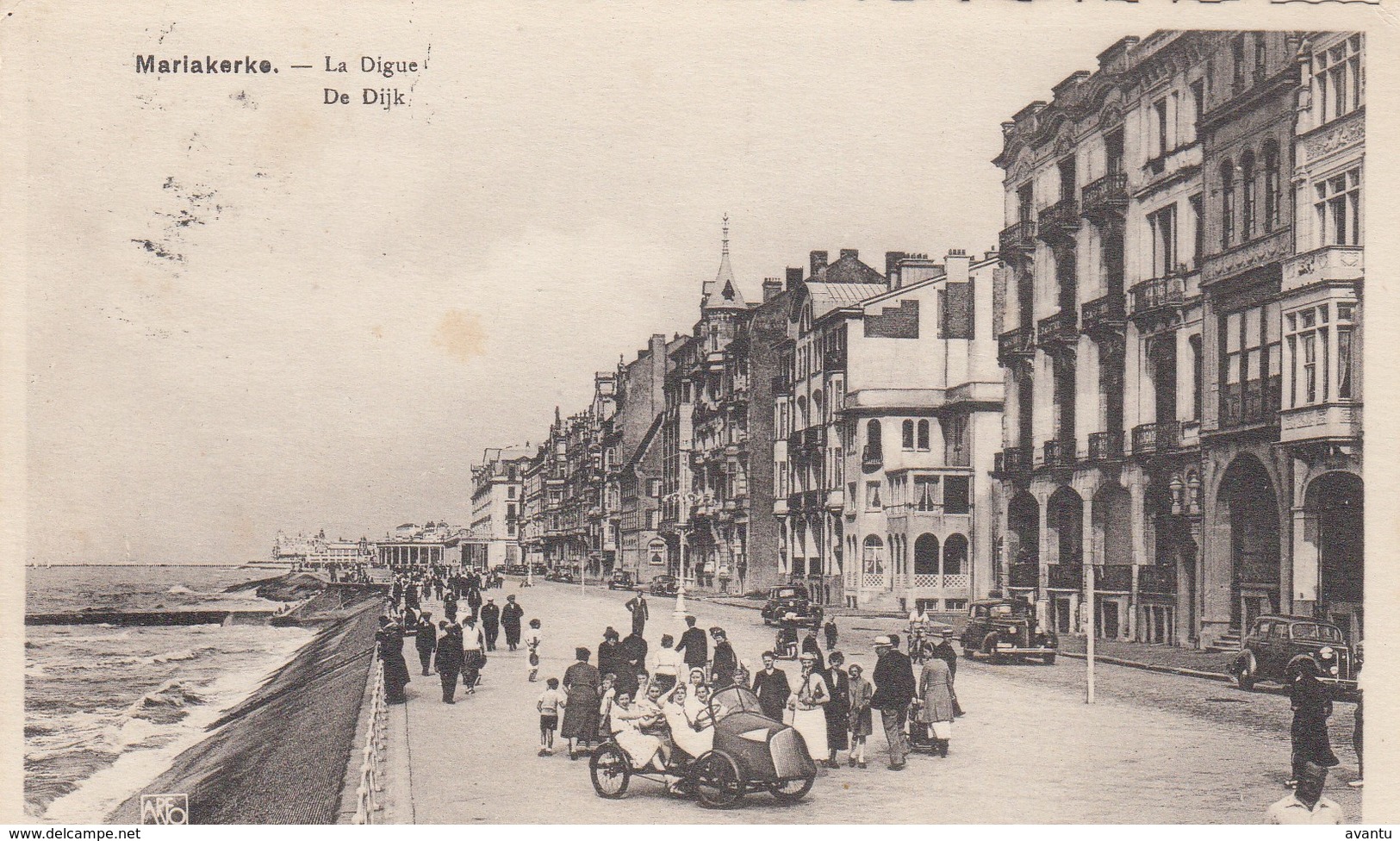 MARIAKERKE / OOSTENDE / ZEEDIJK 1945 - Oostende