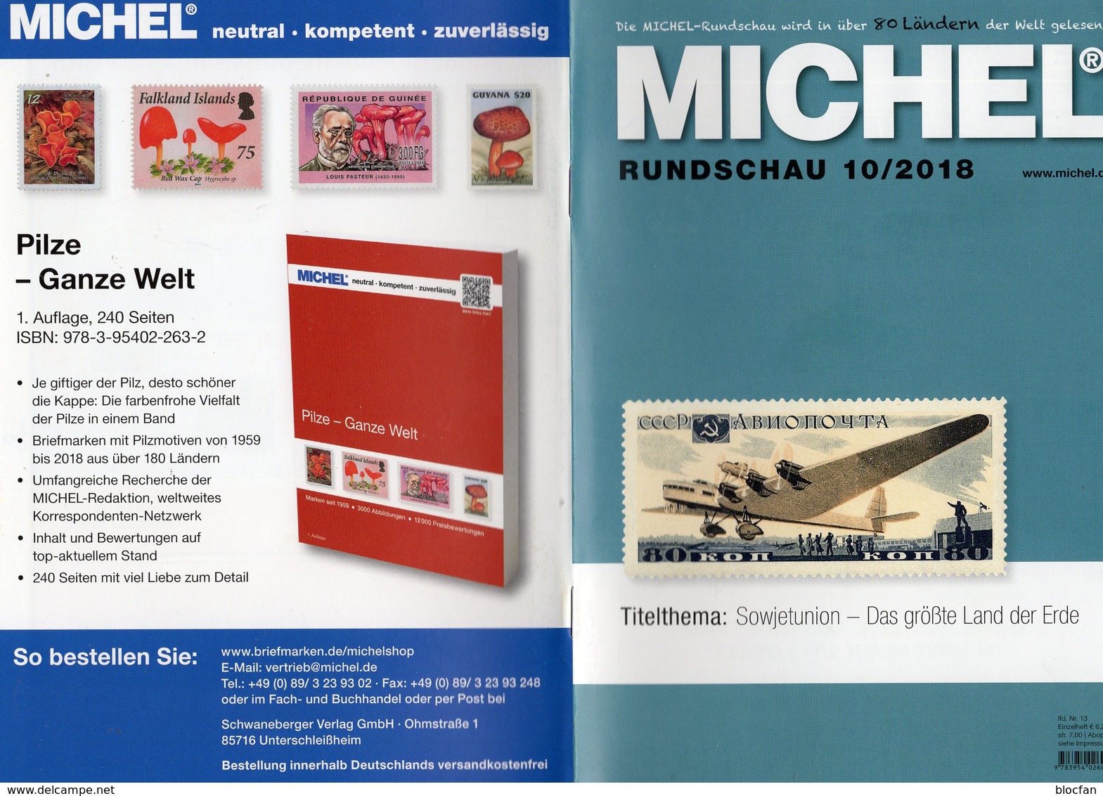 Rundschau MICHEL Briefmarken 10/2018 New 6€ Stamps Of The World Catalogue/magacine Of Germany ISBN978-3-95402-600-5 - Autres & Non Classés