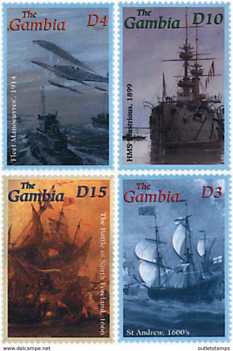 Ref. 82985 * NEW *  - GAMBIA . 2001. THE ROYAL NAVY. LA ROYAL NAVY - Gambia (1965-...)