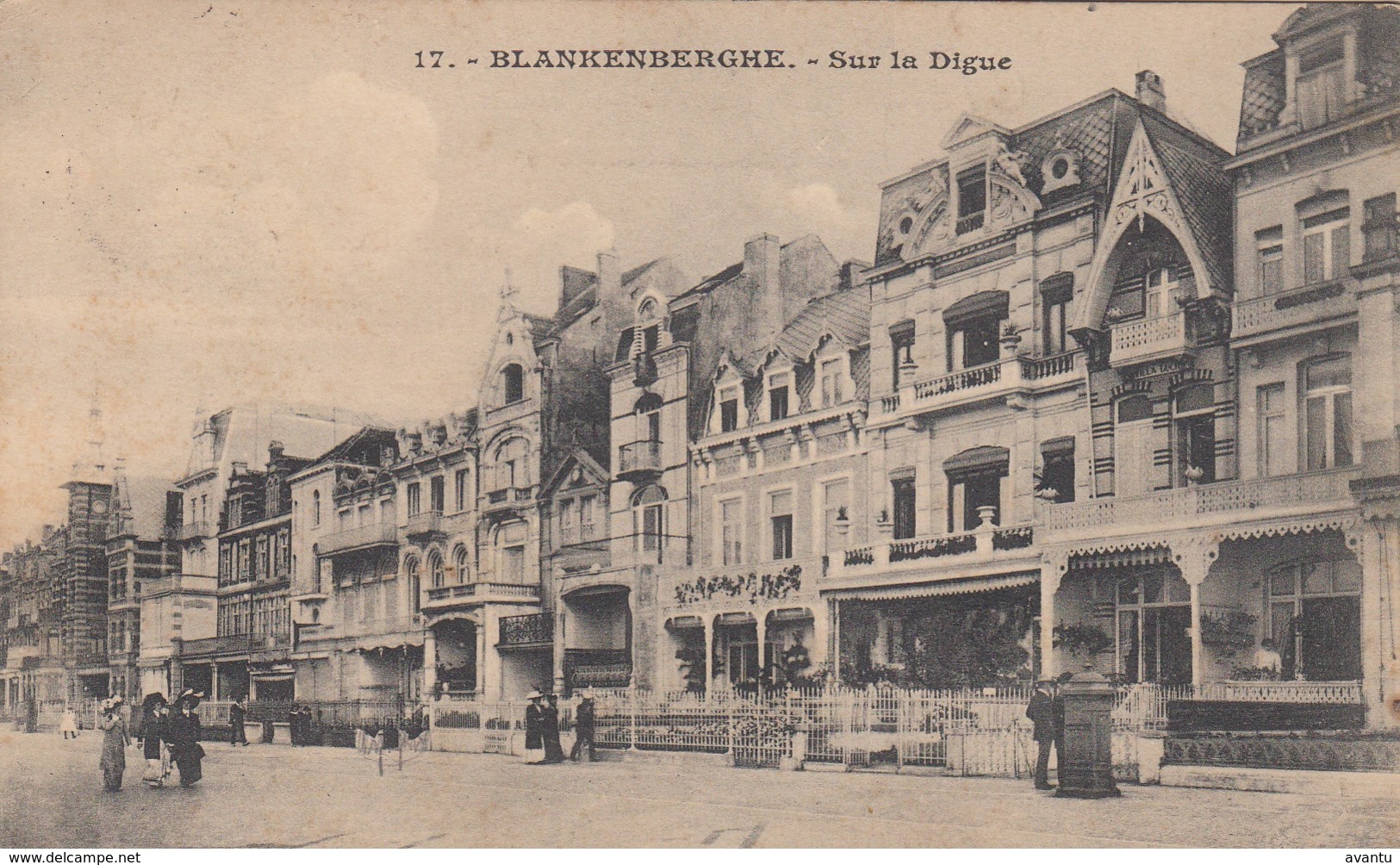 BLANKENBERGE / VILLA S OP DE ZEEDIJK 1912 - Blankenberge