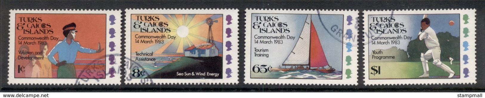 Turks & Caicos Is 1983 Commonwealth Day FU - Turks And Caicos