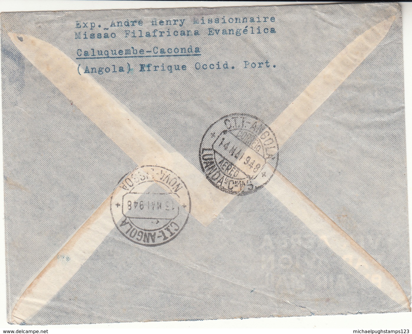 Angola / Airmail / Switzerland - Angola