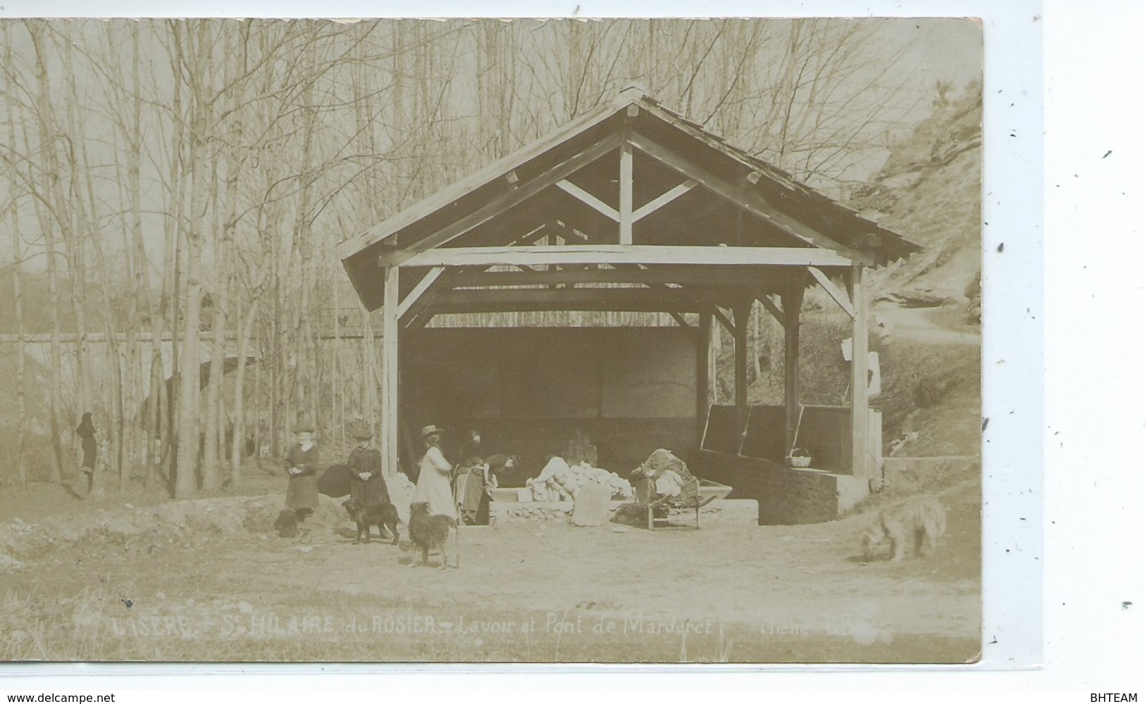 Saint Hilaire Rosier Lavoir Et Pont De Marderet - Otros & Sin Clasificación