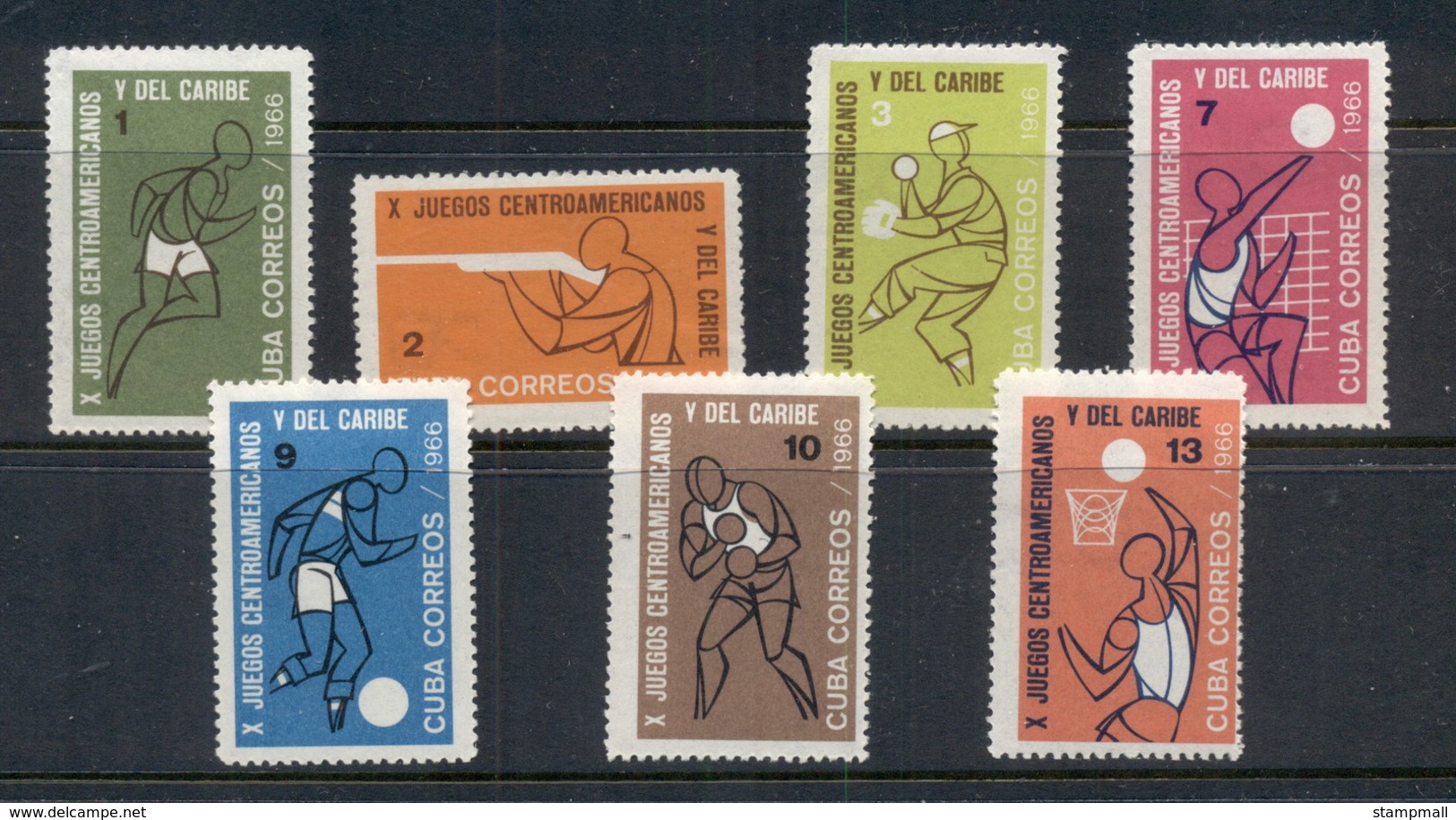 Caribbean Is 1966 Central American & Caribbean Games MUH - Used Stamps