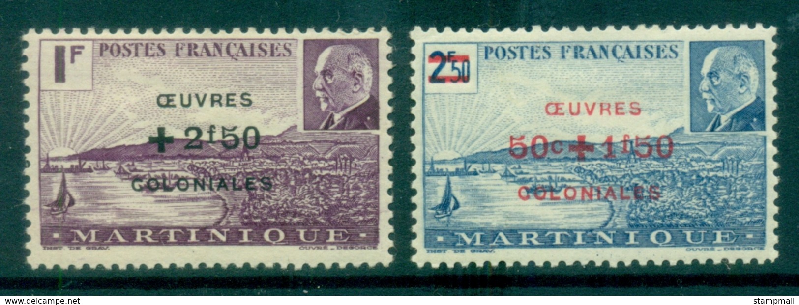 Martinique 1944 Colonial Development Fund MLH - Other & Unclassified