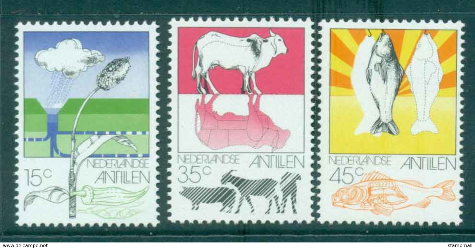 Netherlands Antilles 1976 Agriculture MUH Lot47140 - West Indies