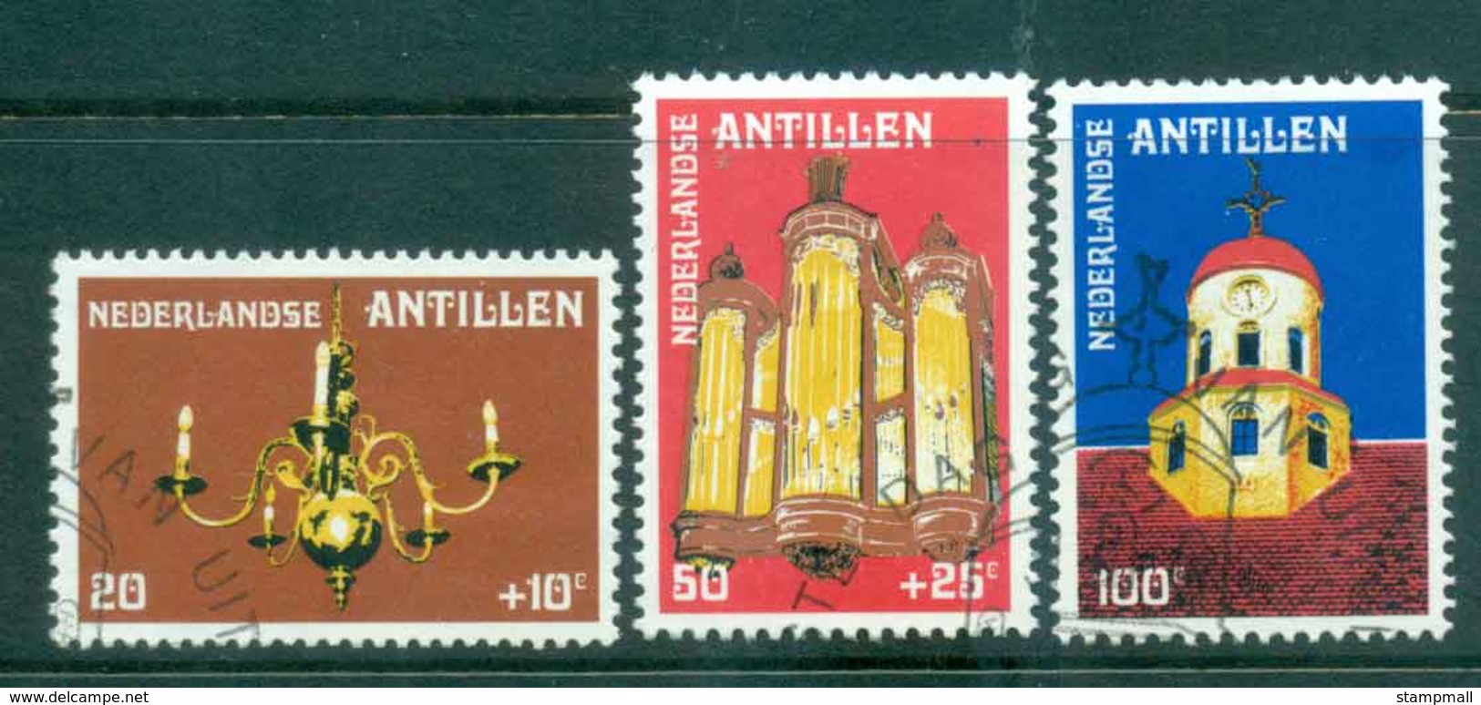 Netherlands Antilles 1980 Fort Church Curacao FU Lot47101 - West Indies