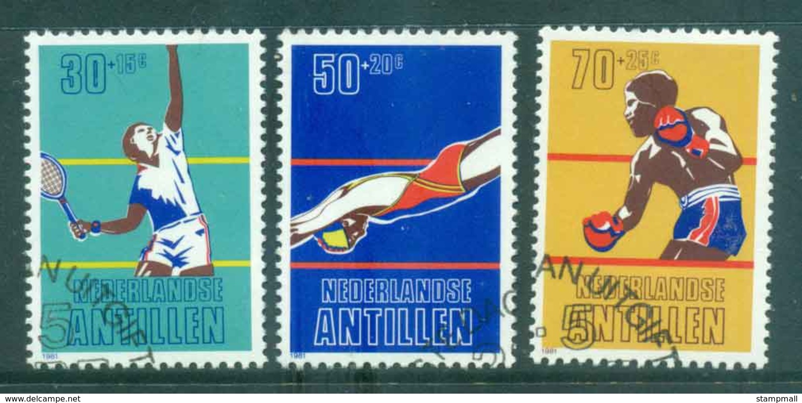 Netherlands Antilles 1981 Sporting Events FU Lot47114 - West Indies