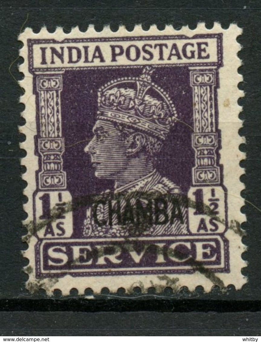 Chamba 1947 1 1/2as King George VI Issue #O61 - Chamba