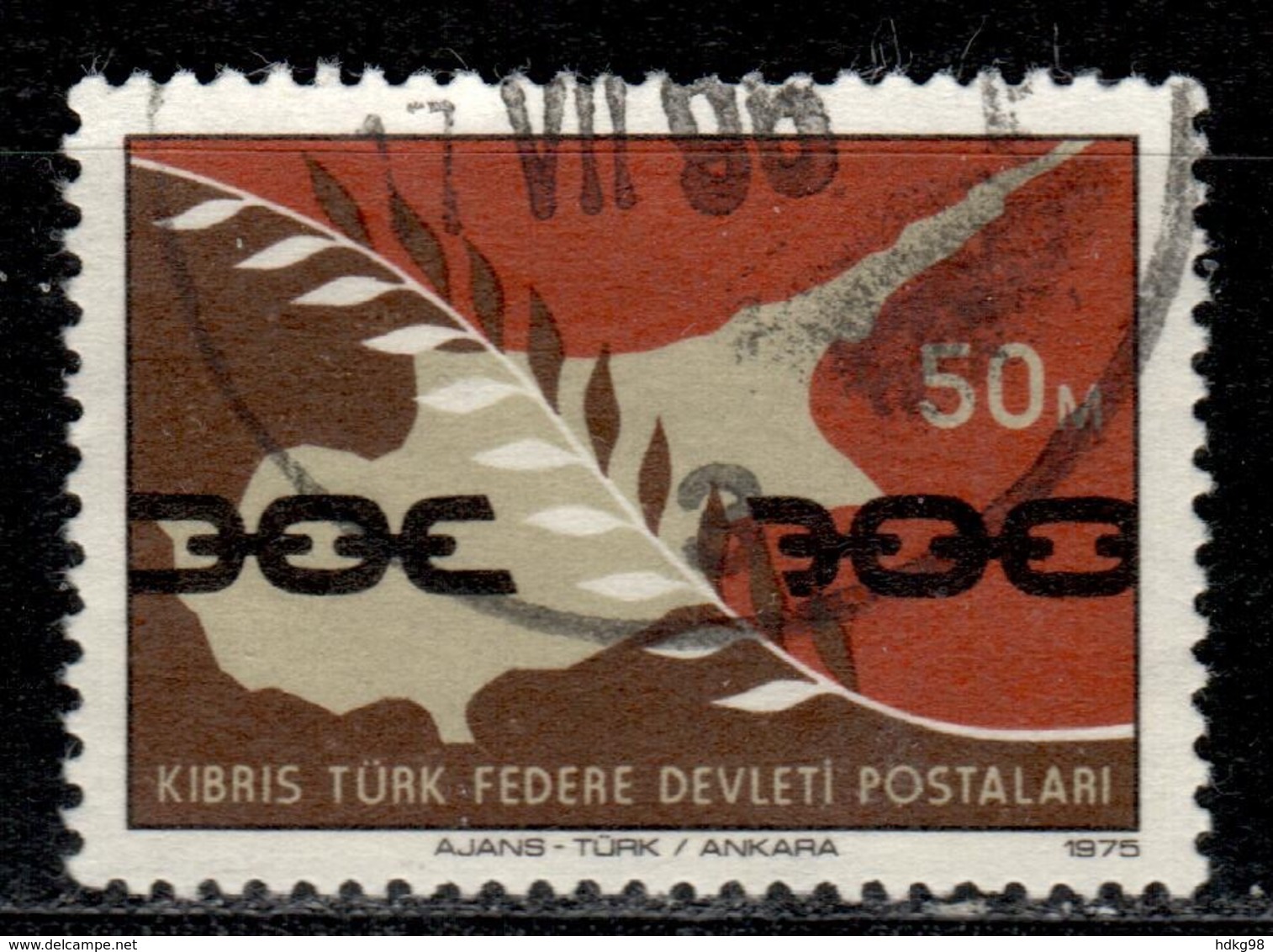 CY TR+ Türkisch Zypern 1975 Mi 20-22 Frieden - Used Stamps