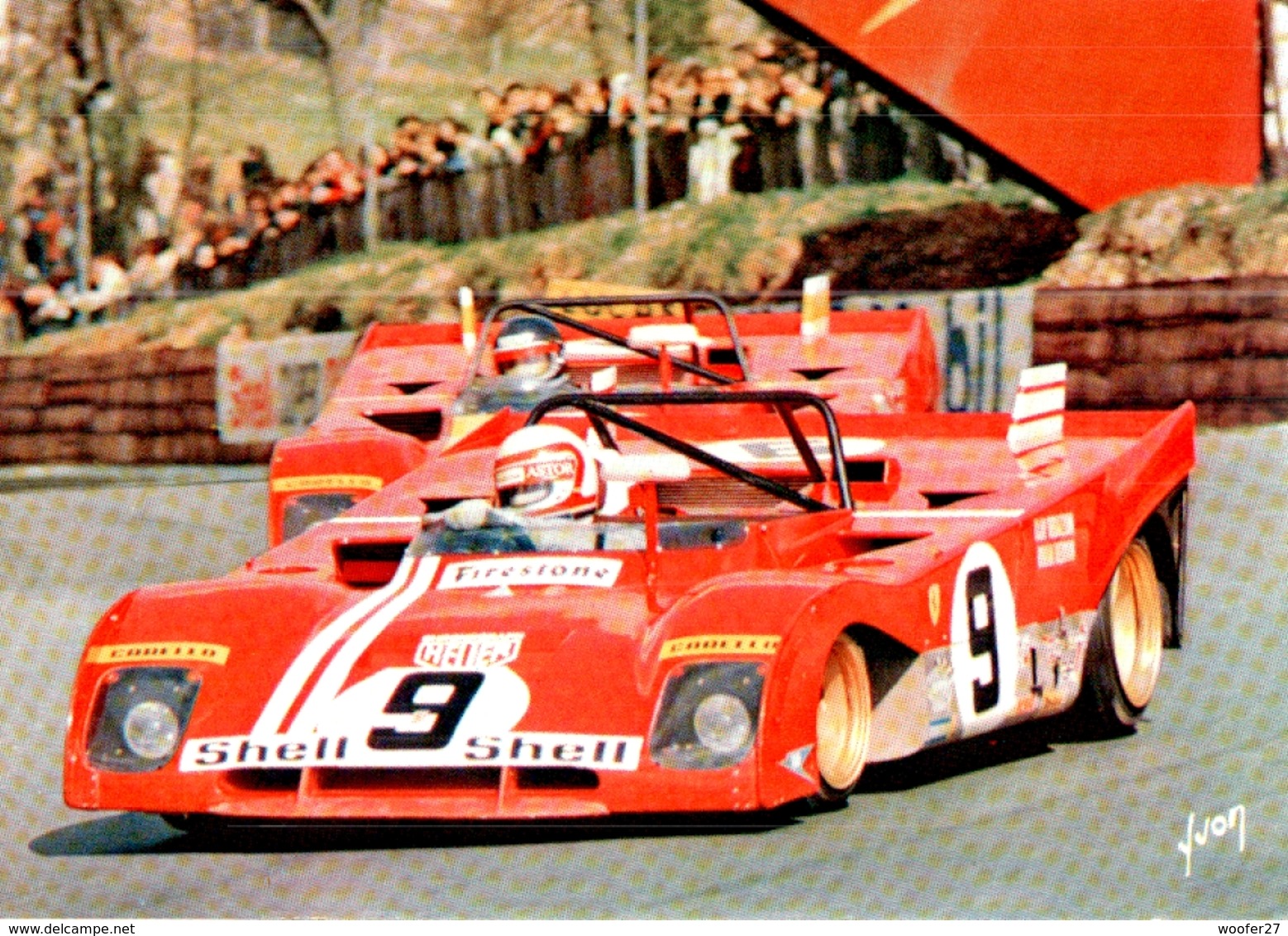 SPORT AUTOMOBILE , 1000 Km De Brands Hatch 1972 , FERRARI 312P /72 - Grand Prix / F1