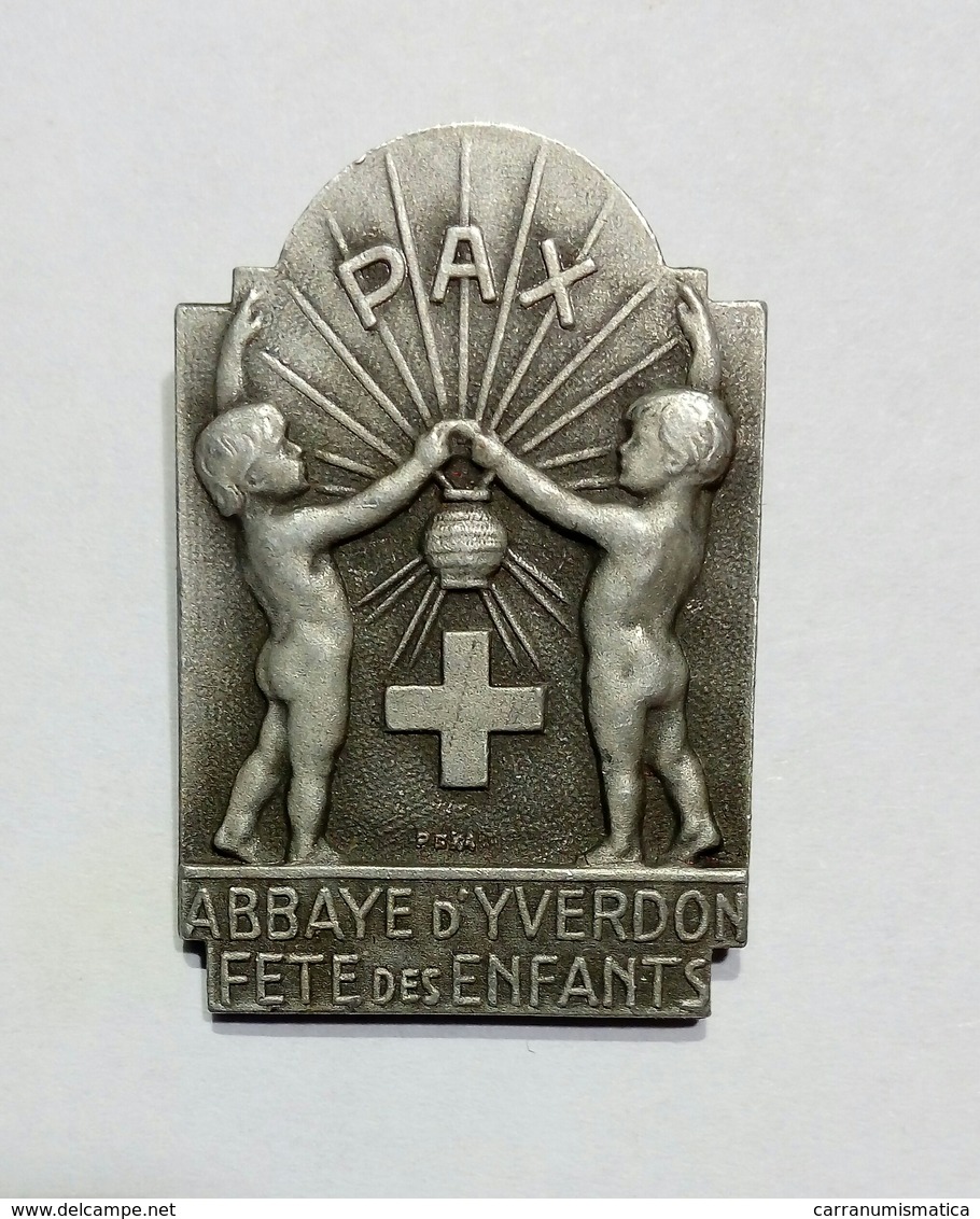 SVIZZERA / SUISSE / SWITZERLAND - ABBAYE D' YVERDON - FETE Des ENFANTS / Epingle - Spilla - Pin (34x23mm) - Altri & Non Classificati