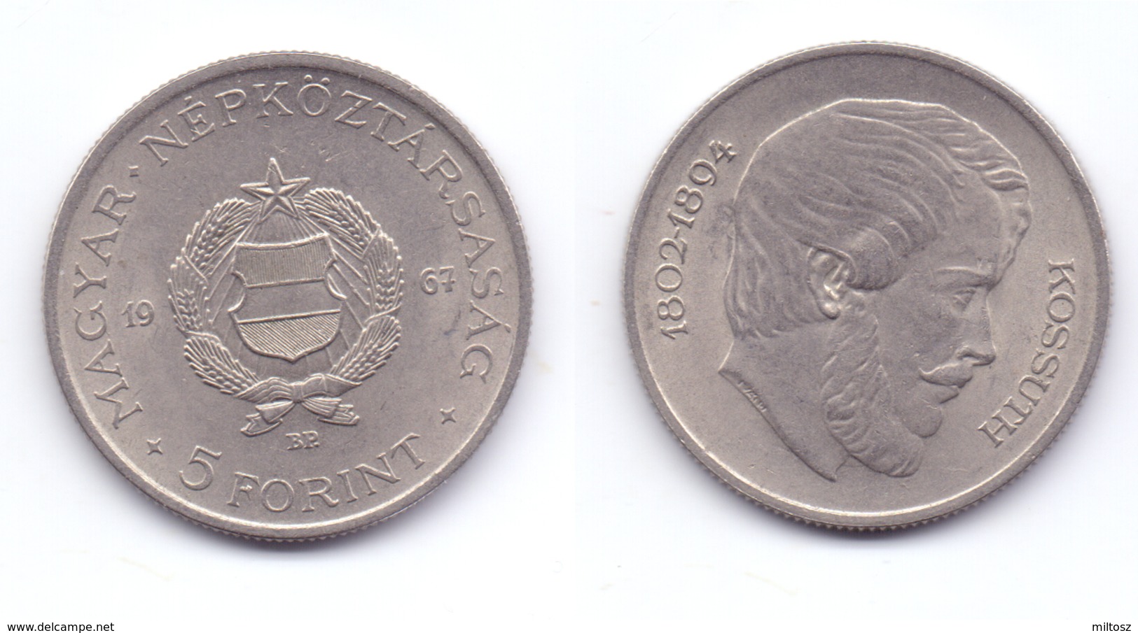 Hungary 5 Forint 1967 - Hongrie