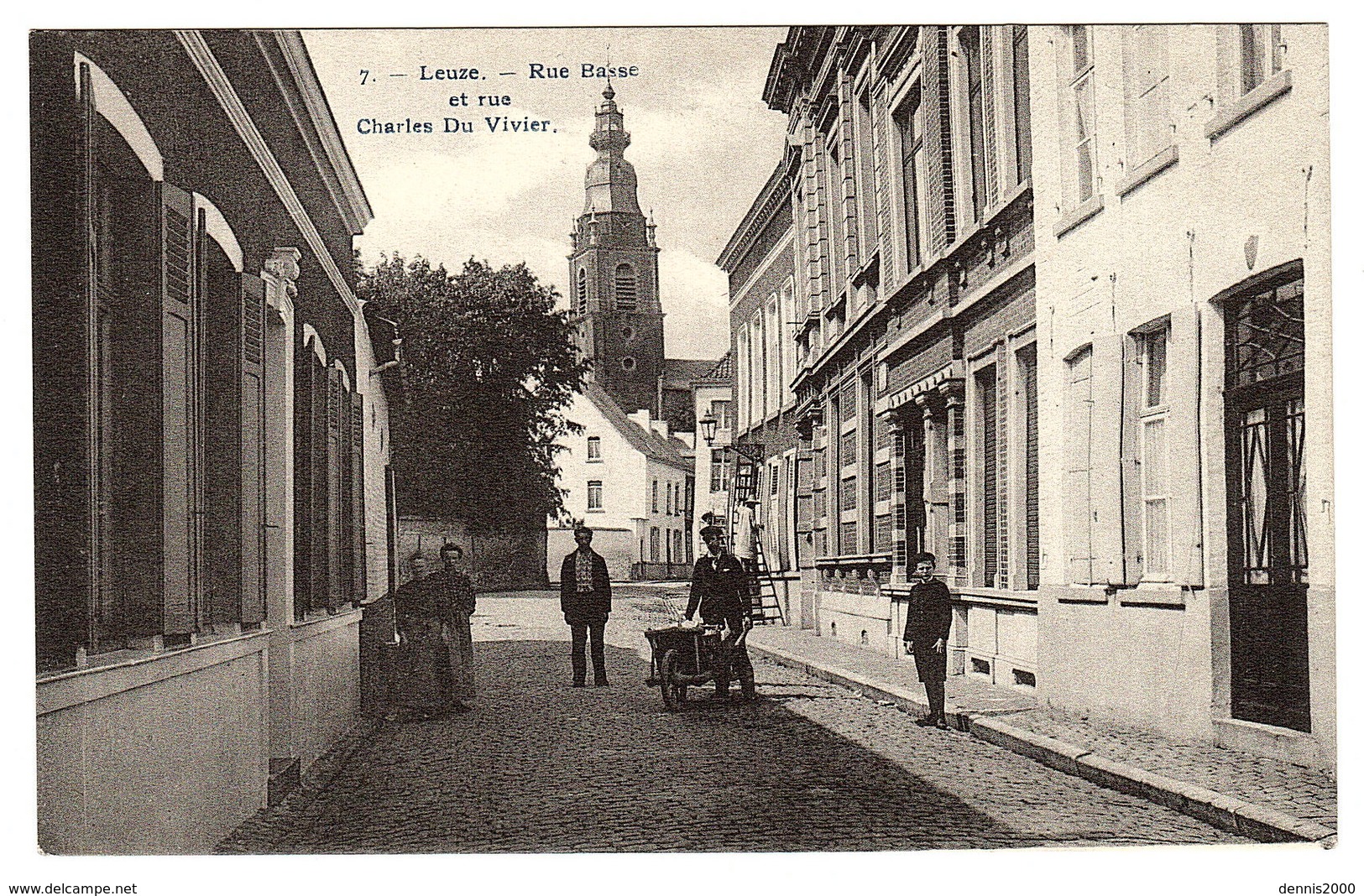LEUZE - Rue Basse Et Rue Charles Du Vivier - Ed. Phot. H. Bertels, Bruxelles - Leuze-en-Hainaut