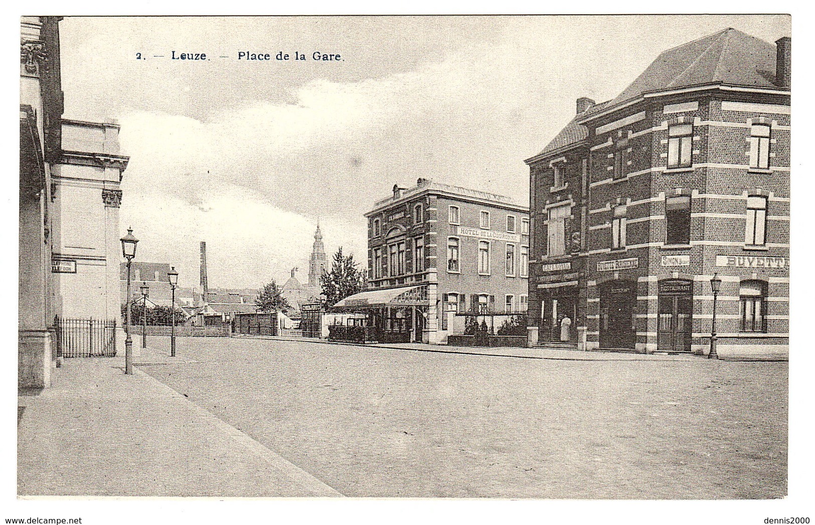 LEUZE - Place De La Gare - Ed. Phot. H. Bertels, Bruxelles - Leuze-en-Hainaut