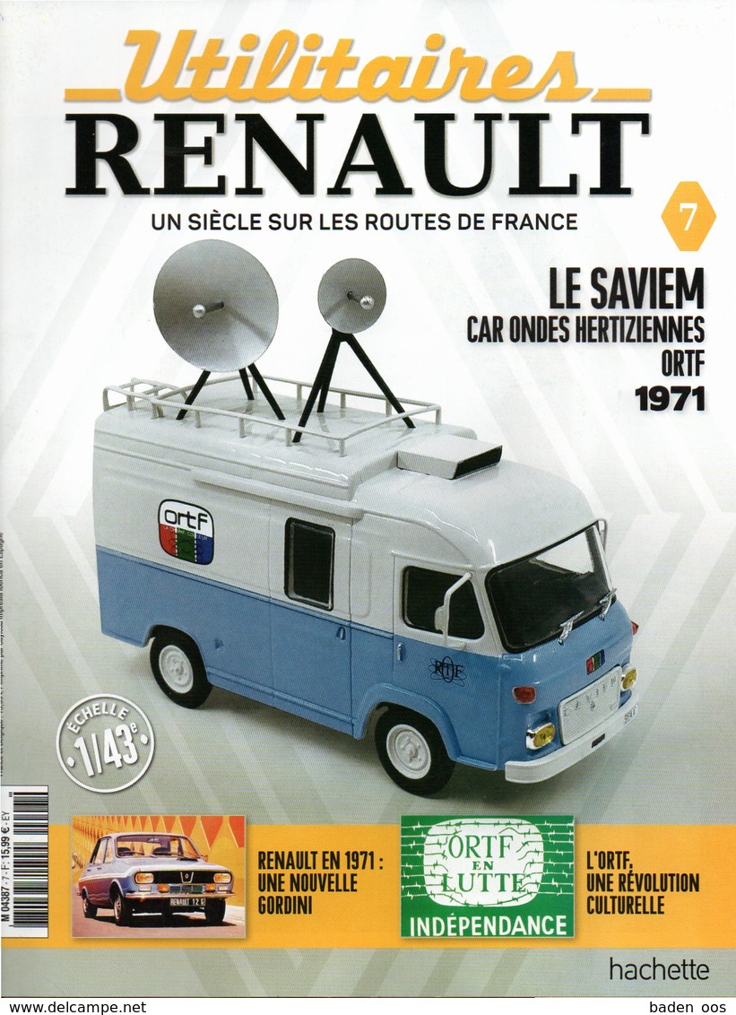 Fascicule SAVIEM Car Ondes Hertziennes ORTF 1971 (SANS LE MODELE REDUIT) - Literatura & DVD