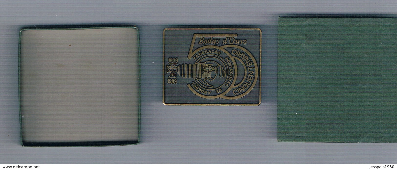 Medaille - Bodas D'ouro 1939/1989 - Cinquentenério Da Federação Portuguesa De Handeball - Balonmano