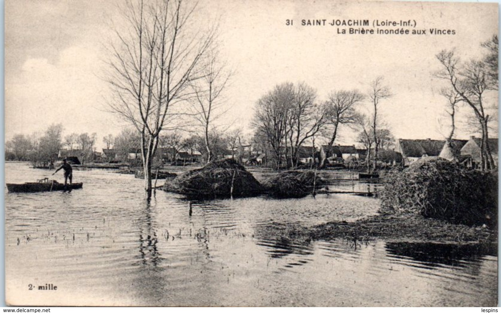 44 - SAINT JOACHIM --  La Brière Inondée Aux Vinces - Saint-Joachim