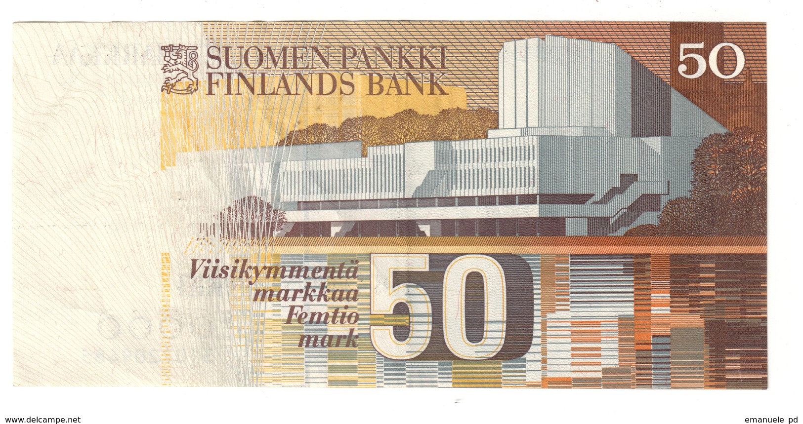 Finland 50 Marka 1986 NO Litt.A - Finlandia