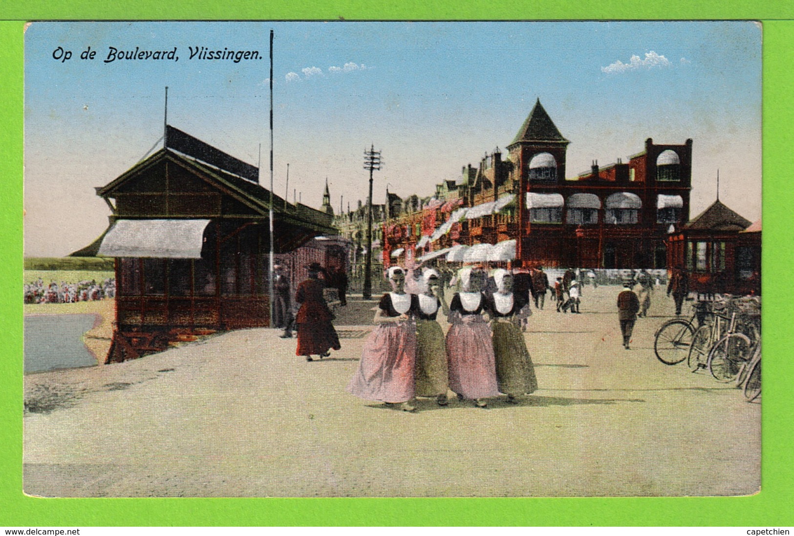 OP DE BOULEVARD, VIISSINGEN - Carte Vierge - Vlissingen