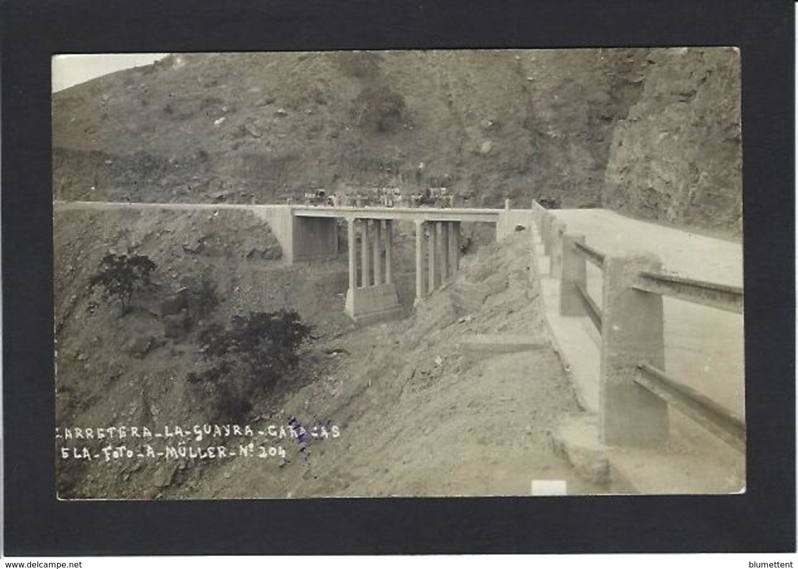 CPA Vénézuela Carte Photo RPPC Circulé Caracas - Venezuela