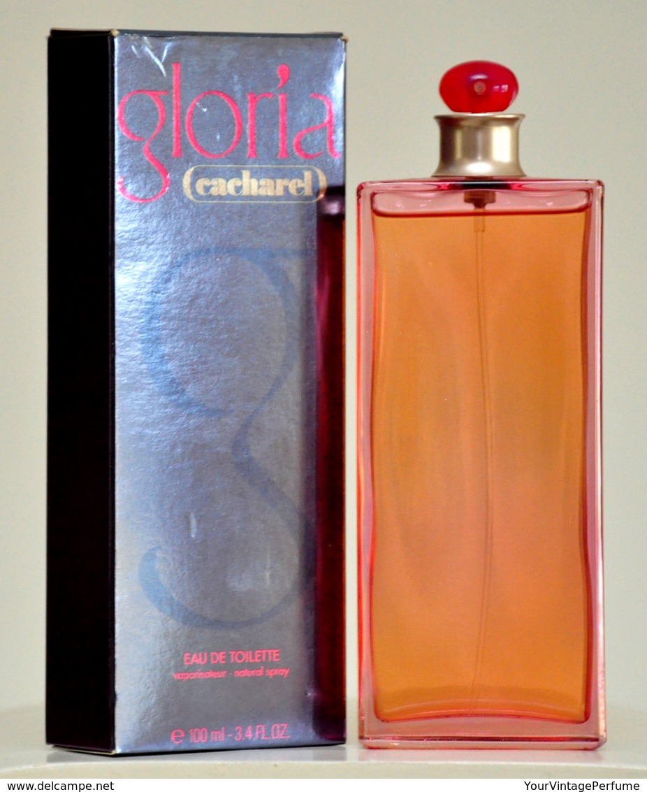 Cacharel Gloria Eau De Toilette Edt 100ML 3.4 Fl. Oz. Spray Perfume Woman Rare Vintage Vintage 2002 - Women