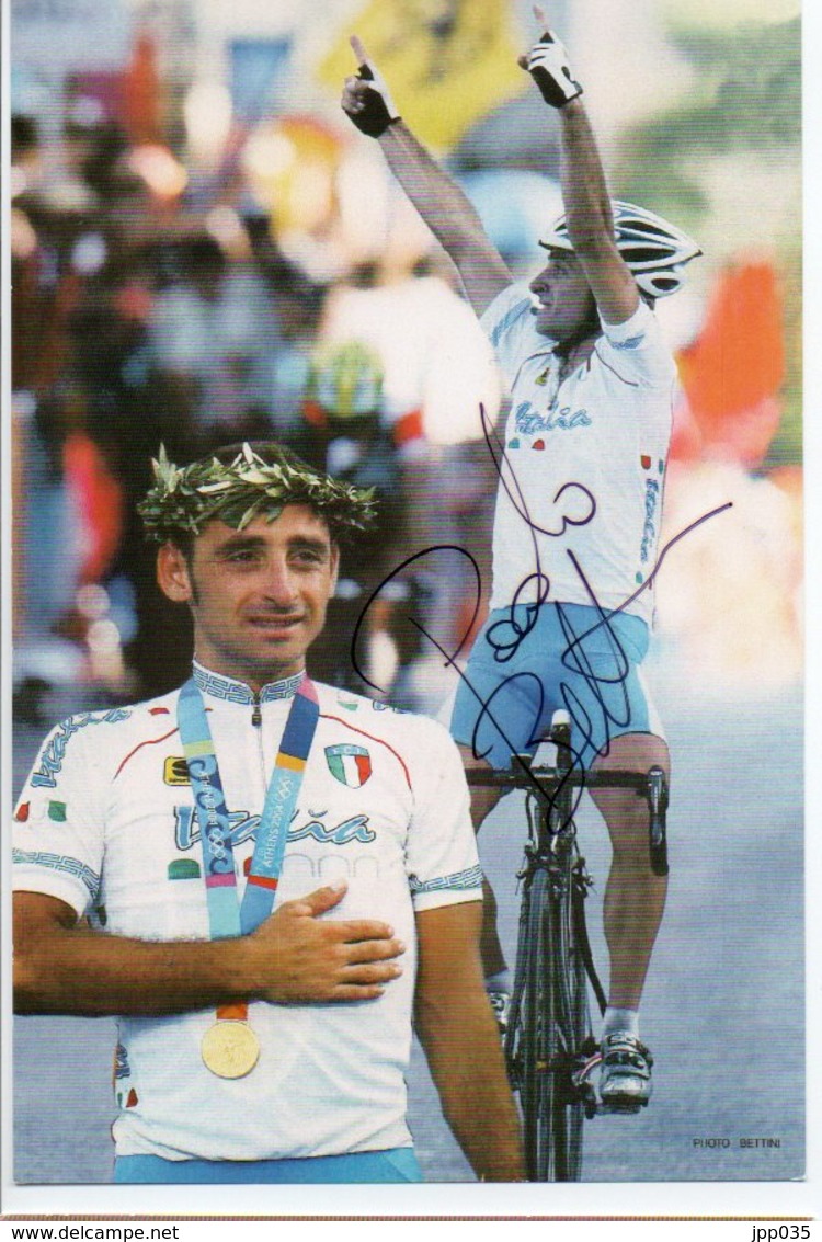 CYCLISME TOUR  DE  FRANCE  Autographe  PAOLO BETTINI - Cyclisme