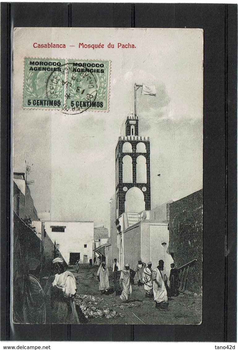 CTN54A -MOROCCO AGENCIES CPA CIRCULEE 15/1/1906 - Bureaux Au Maroc / Tanger (...-1958)