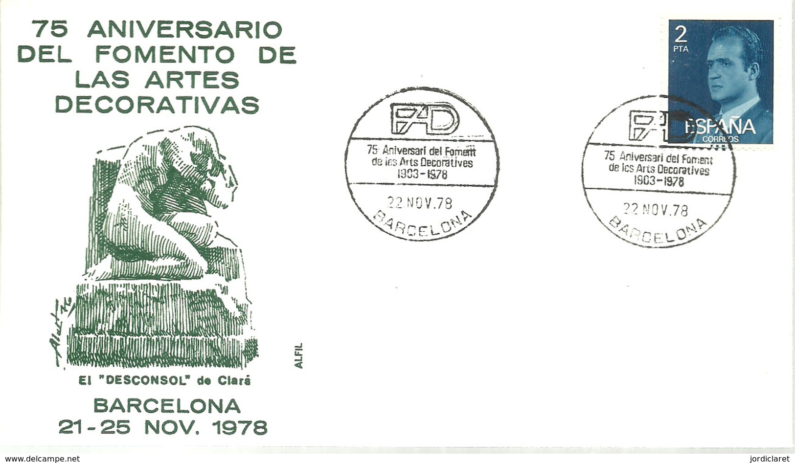 MATASELLOS 1978 BARCELONA - Cartas & Documentos