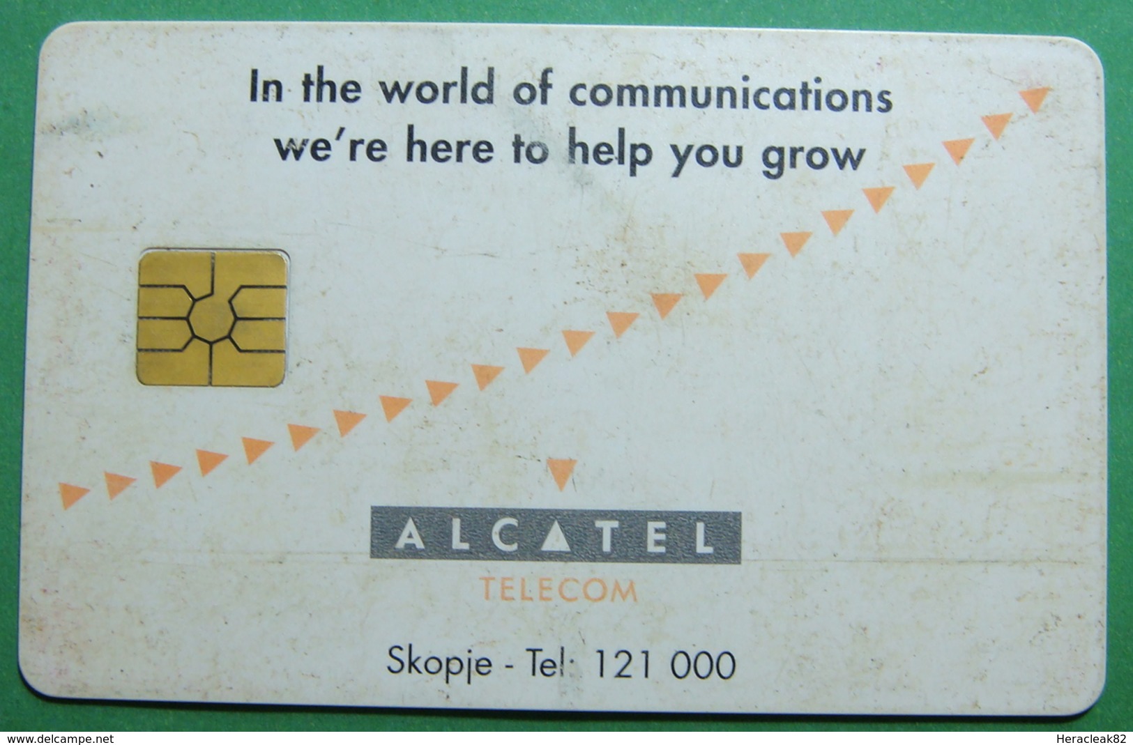 Macedonia CHIP PHONE CARD USED, Operator: Mobimak, Without Value *ALCATEL* RARE - Macedonia Del Nord
