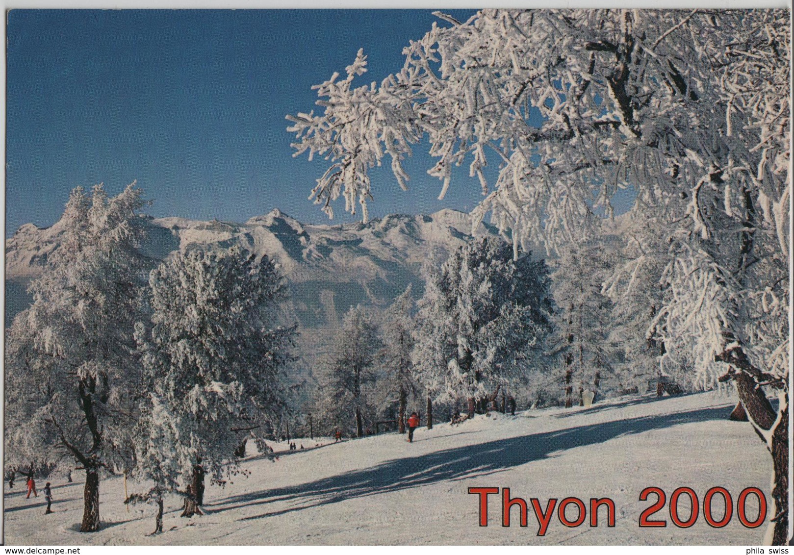 Thyon 2000 - Les Collons - Veysonnaz -. Les Champs De Ski Et Les Alpes Bernoises - Veysonnaz