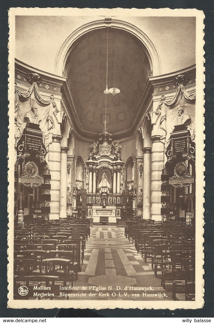 +++ CPA - MALINES - MECHELEN - Intérieur Eglise Notre Dame D'Hanwyck - Kerk - Nels // - Mechelen