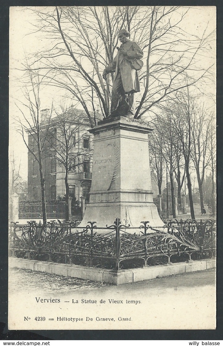 +++ CPA - VERVIERS - Statue De Vieux Temps   // - Verviers