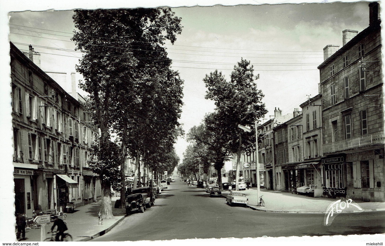 79-NIORT-AVENUE DE PARIS-GARAGE ESSO-AUTOMOBILES-COIFFEUR- - Niort