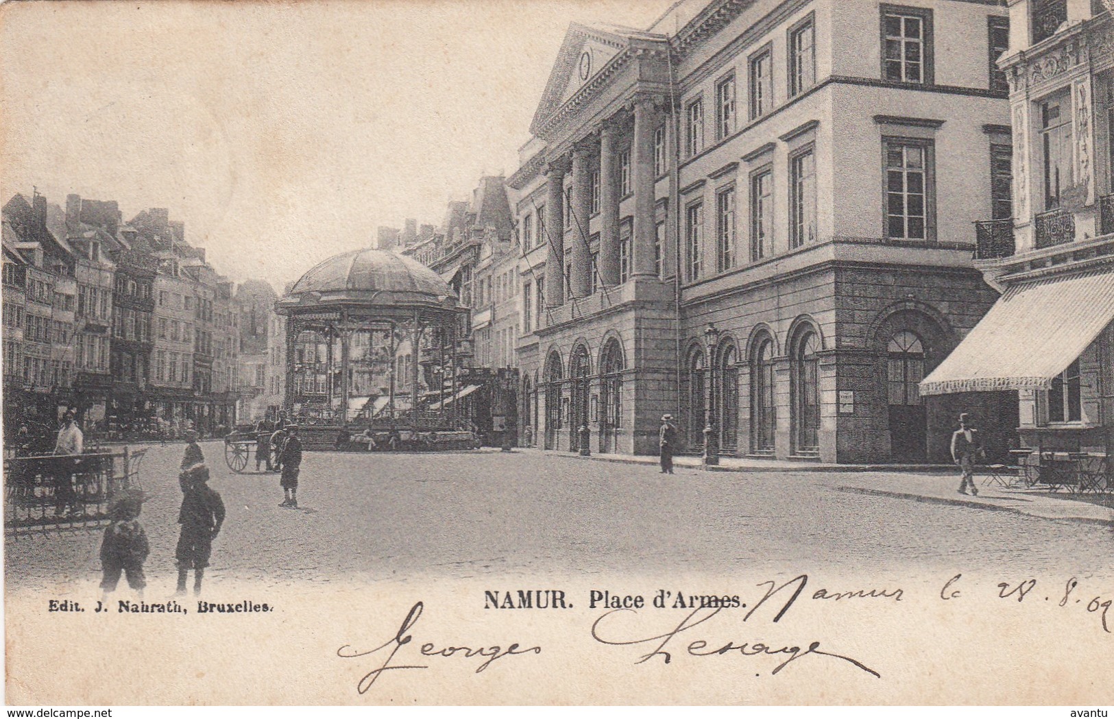 NAMUR / PLACE D ARMES 1901 - Namen