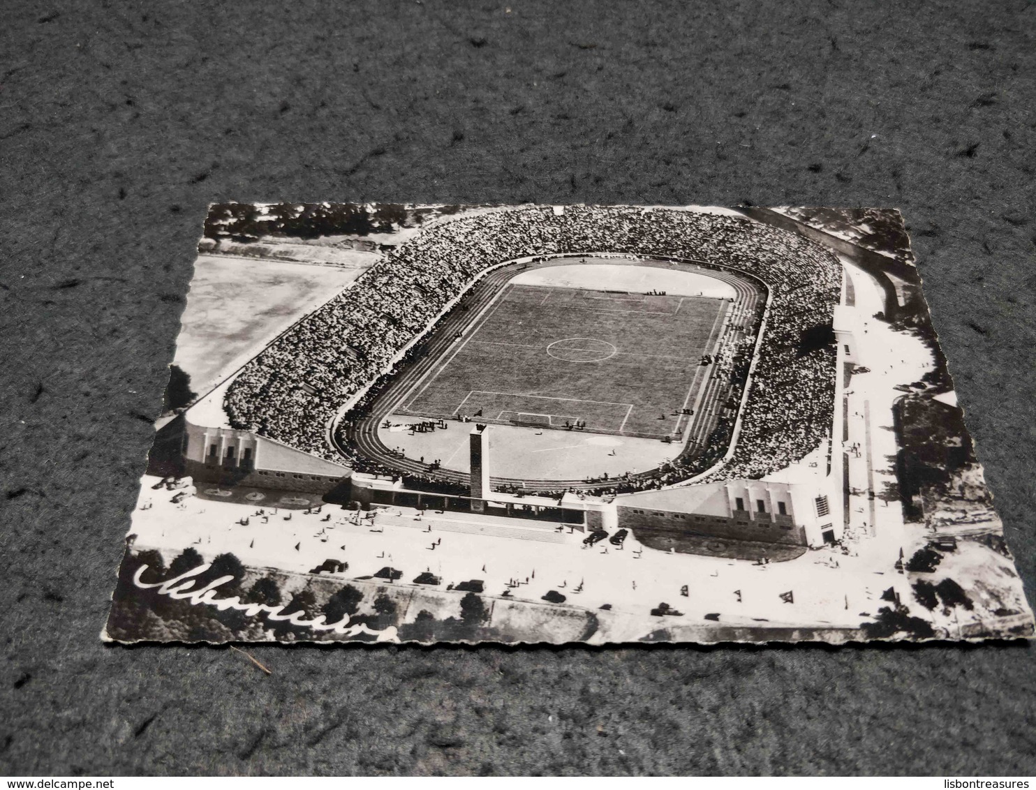 RARE ANTIQUE PHOTO POSTCARD PORTUGAL - BRAGA - ESTADIO 28 DE MAIO STADIUM CIRCULATED 1959 - Braga