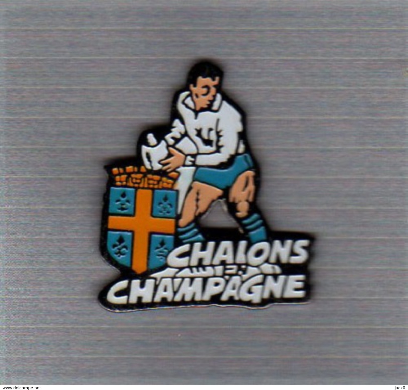 Pin's  Sport  Rugby  CHALON  En  CHAMPAGNE  ( 51 ) - Rugby