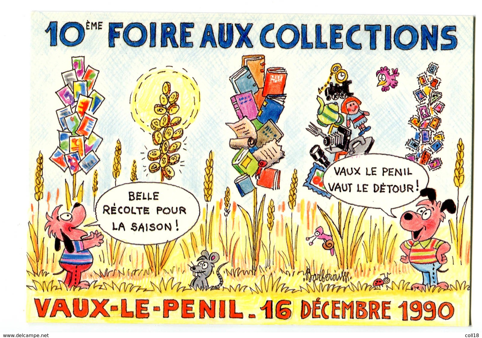 CPM 77 VAUX LE PENIL Collectionneurs 1990 (BARBEROUSSE) - Autres & Non Classés